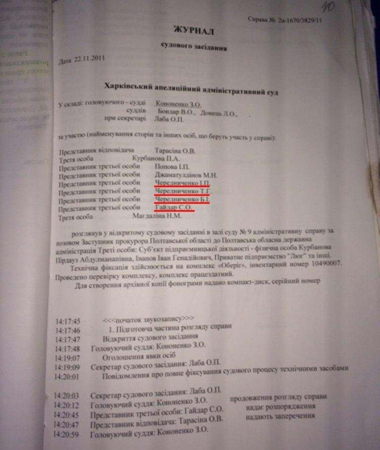 Представник Курбанової на суді – заступник комітету Гайдар