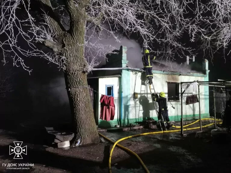 У Полтавському районі під час пожежі в будинку загинув господар