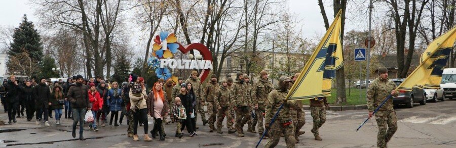 У Полтаві попрощалися з сержантом Олександром Шматком, який внаслідок артобстрілу поліг на Донеччині