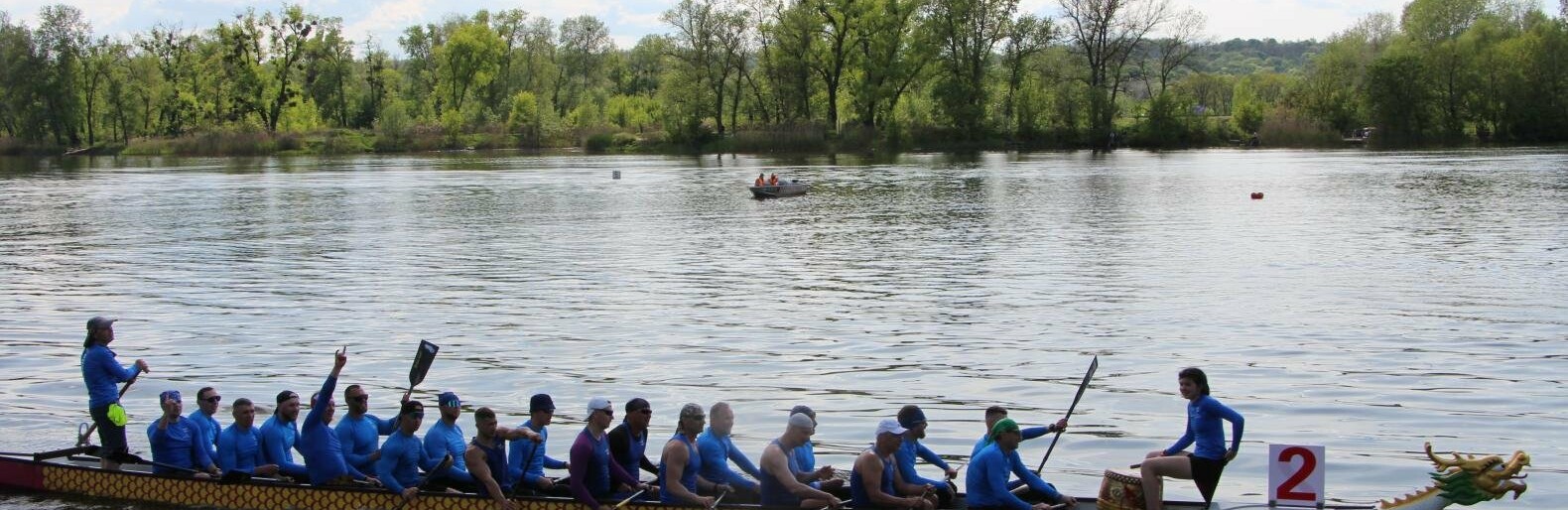 «Спорт з понад 2000-річною історією»: у Полтаві стартував кубок України з веслування на човнах «Дракон»