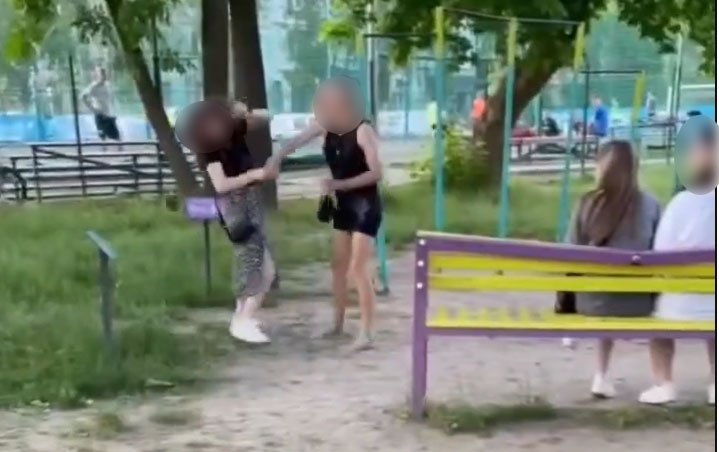 Поліція Полтави повідомила про підозру жінці, яка кидалася з кулаками на людей у Павленківському парку