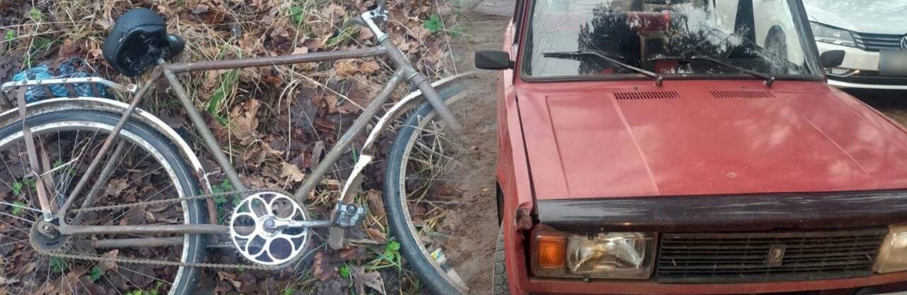 На Полтавщині водій легковика збив велосипедиста: його госпіталізовано до лікарні