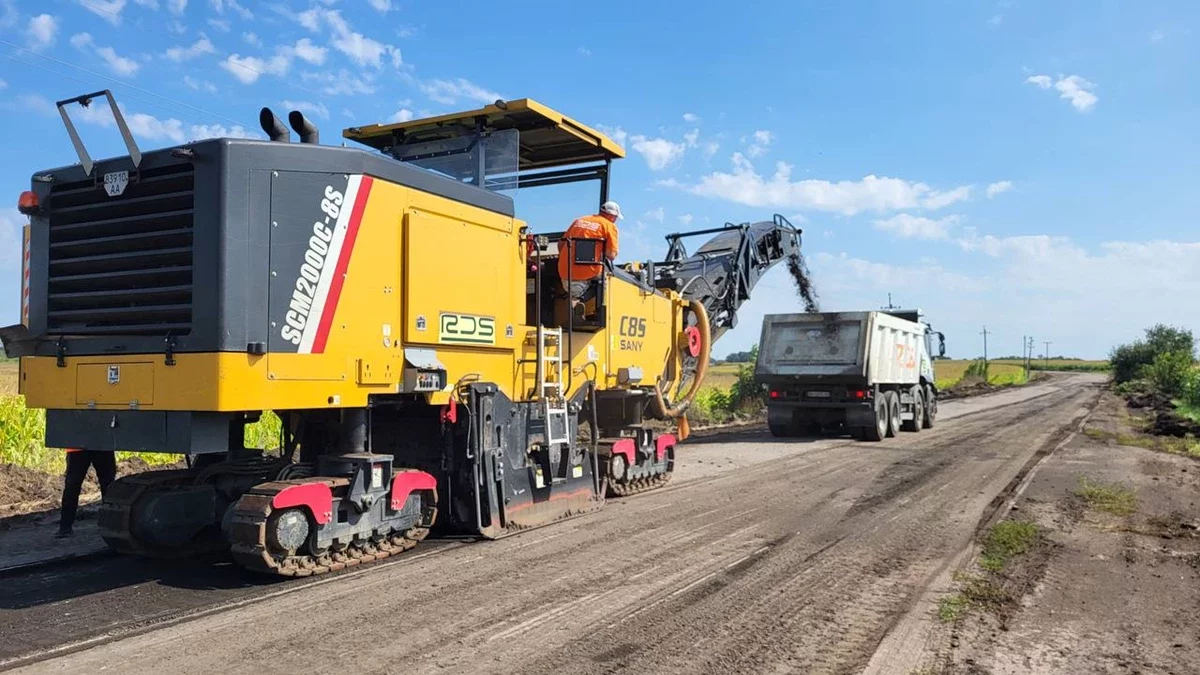 На Полтавщині розпочали капітальний ремонт дороги Мала Рублівка – Рунівщина – М-03