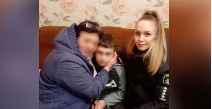 Поліцейські Полтавщини оперативно розшукали восьмирічного хлопчика