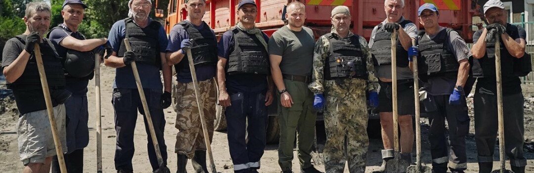На Херсонщині працюють полтавські комунальники