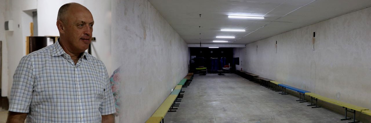 Олександр Мамай перевірив укриття у одній зі шкіл Полтави: «Готове прийняти одночасно до 600 осіб»