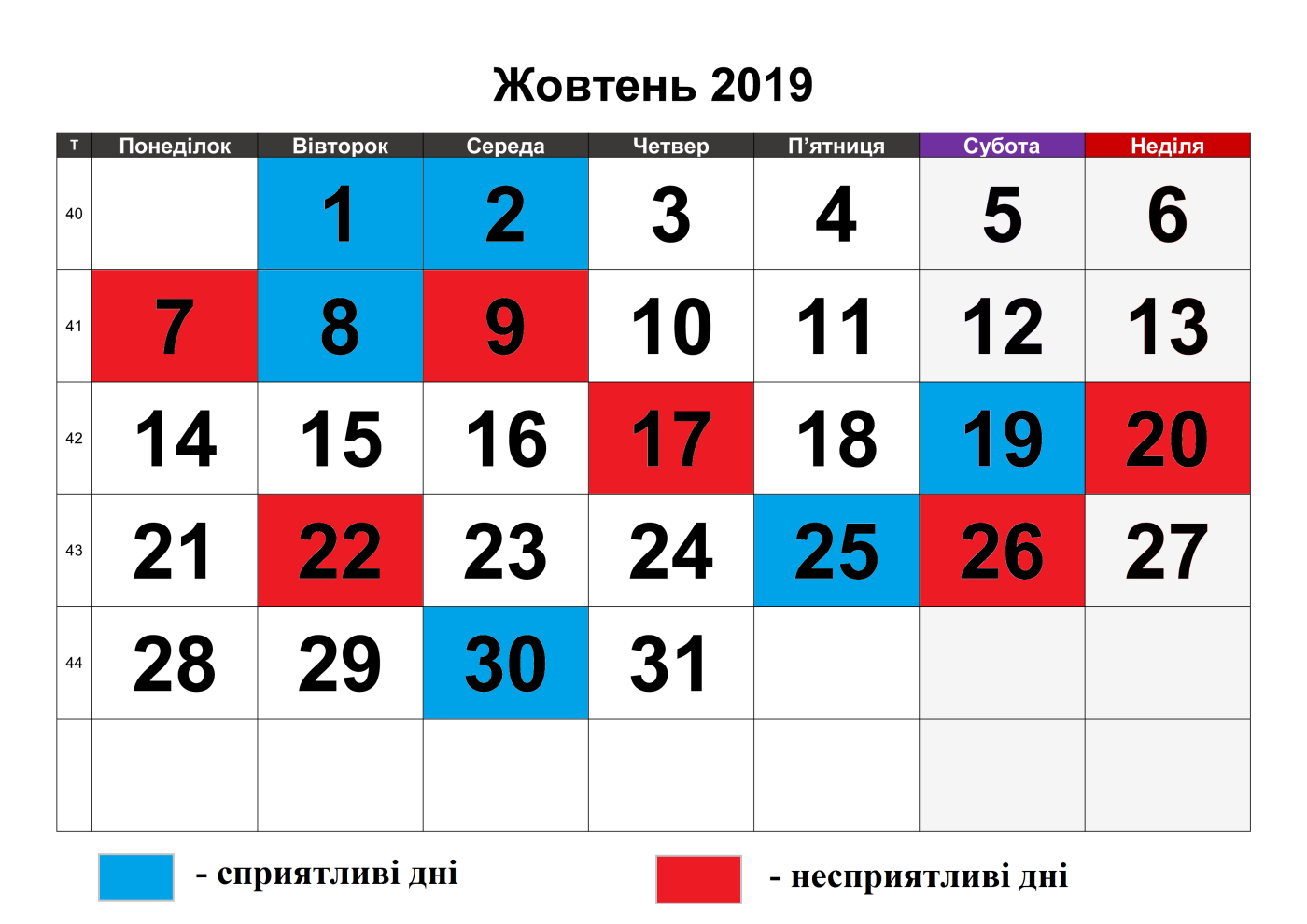 Місячний календар на жовтень. Що потрібно знати полтавцям?, фото-2 Місячний календар на жовтень. Що потрібно знати полтавцям?, фото-2