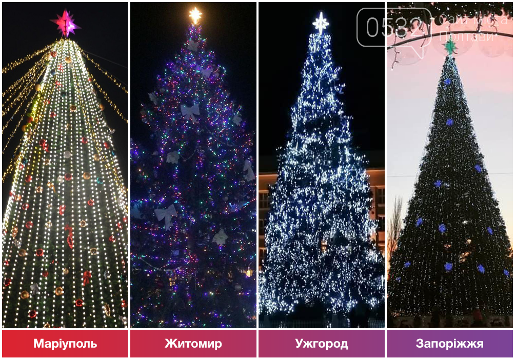 Головна ялинка із Полтави не стала кращою в Україні. А яка..., фото-5 Головна ялинка із Полтави не стала кращою в Україні. А яка перемогла?, фото-5