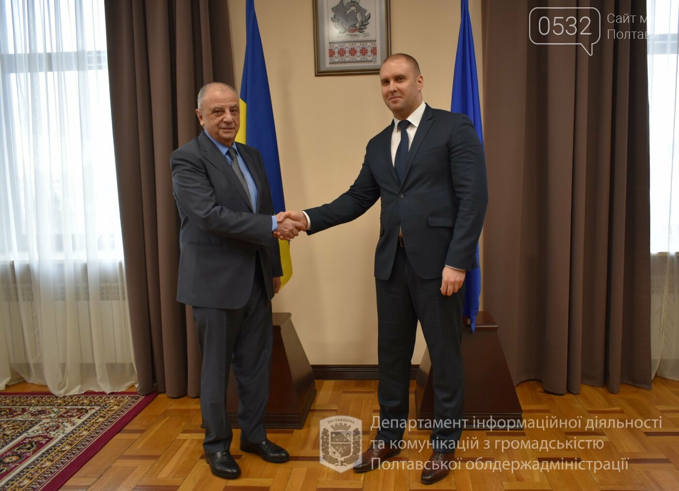 Голова Полтавської ОДА зустрівся із послом Грузії в Україні, фото-1 Голова Полтавської ОДА зустрівся із послом Грузії в Україні, фото-1