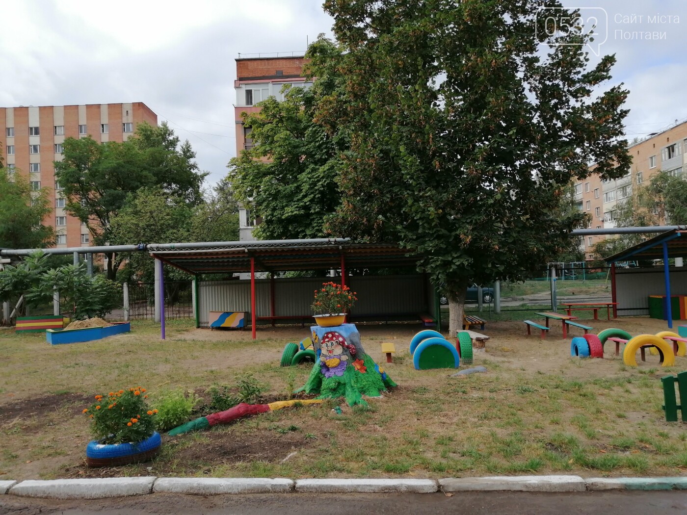 Територія дитячого садочка Територія дитячого садочка