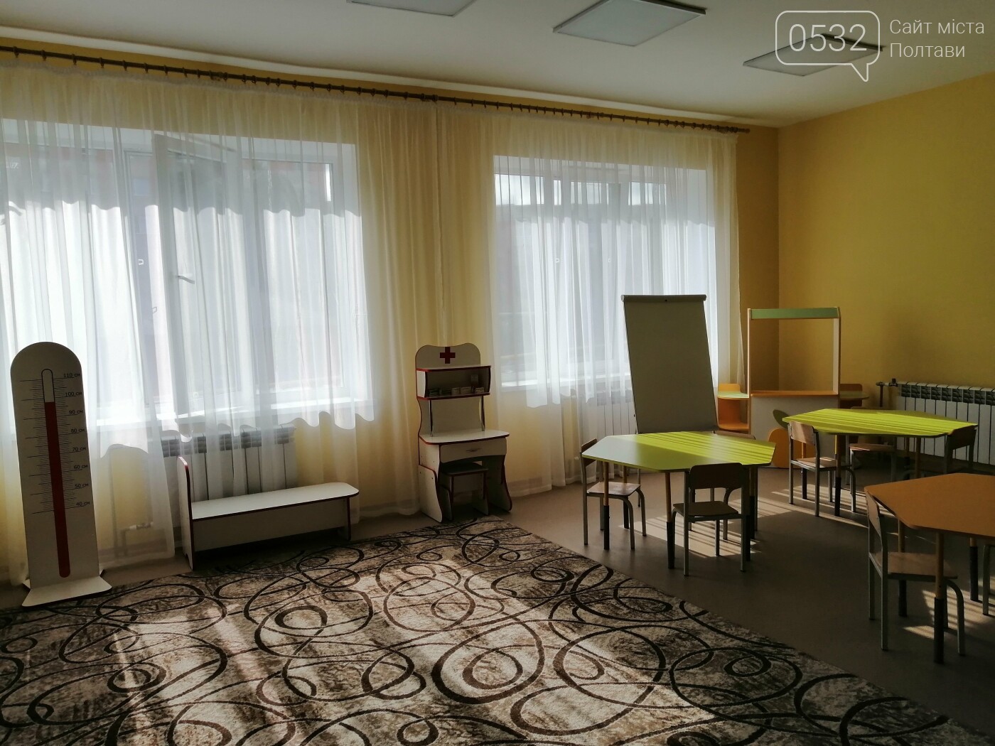 Внутрішнє оздоблення добудови садочка Внутрішнє оздоблення добудови садочка