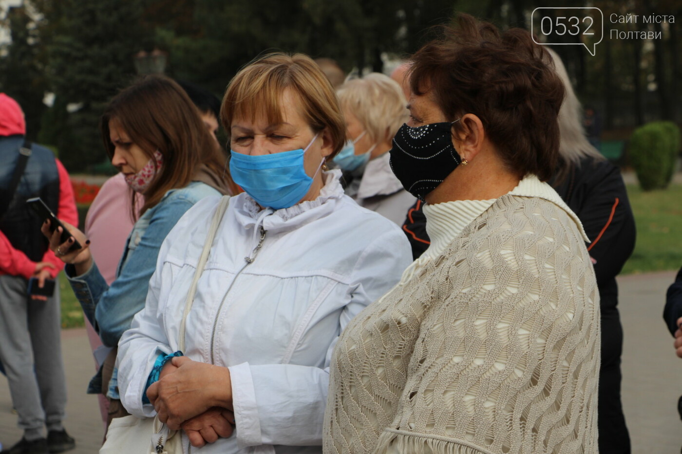 Полтава вийшла проти "червоної" зони: скільки людей і чого..., фото-3 Полтава вийшла проти "червоної" зони: скільки людей і чого вимагають (ФОТОРЕПОРТАЖ), фото-3