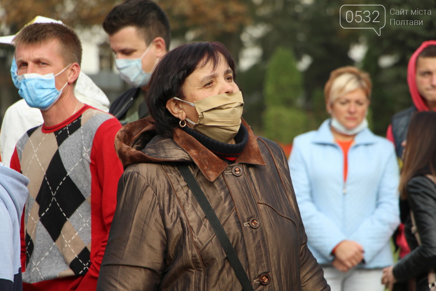 Полтава вийшла проти "червоної" зони: скільки людей і чого..., фото-4 Полтава вийшла проти "червоної" зони: скільки людей і чого вимагають (ФОТОРЕПОРТАЖ), фото-4