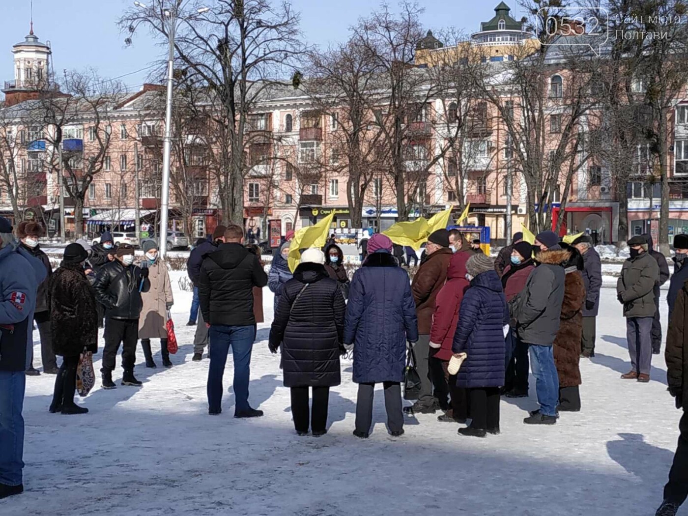 У Полтаві пройшов малочисельний «антитарифний» мітинг, фото-1 У Полтаві пройшов малочисельний «антитарифний» мітинг, фото-1