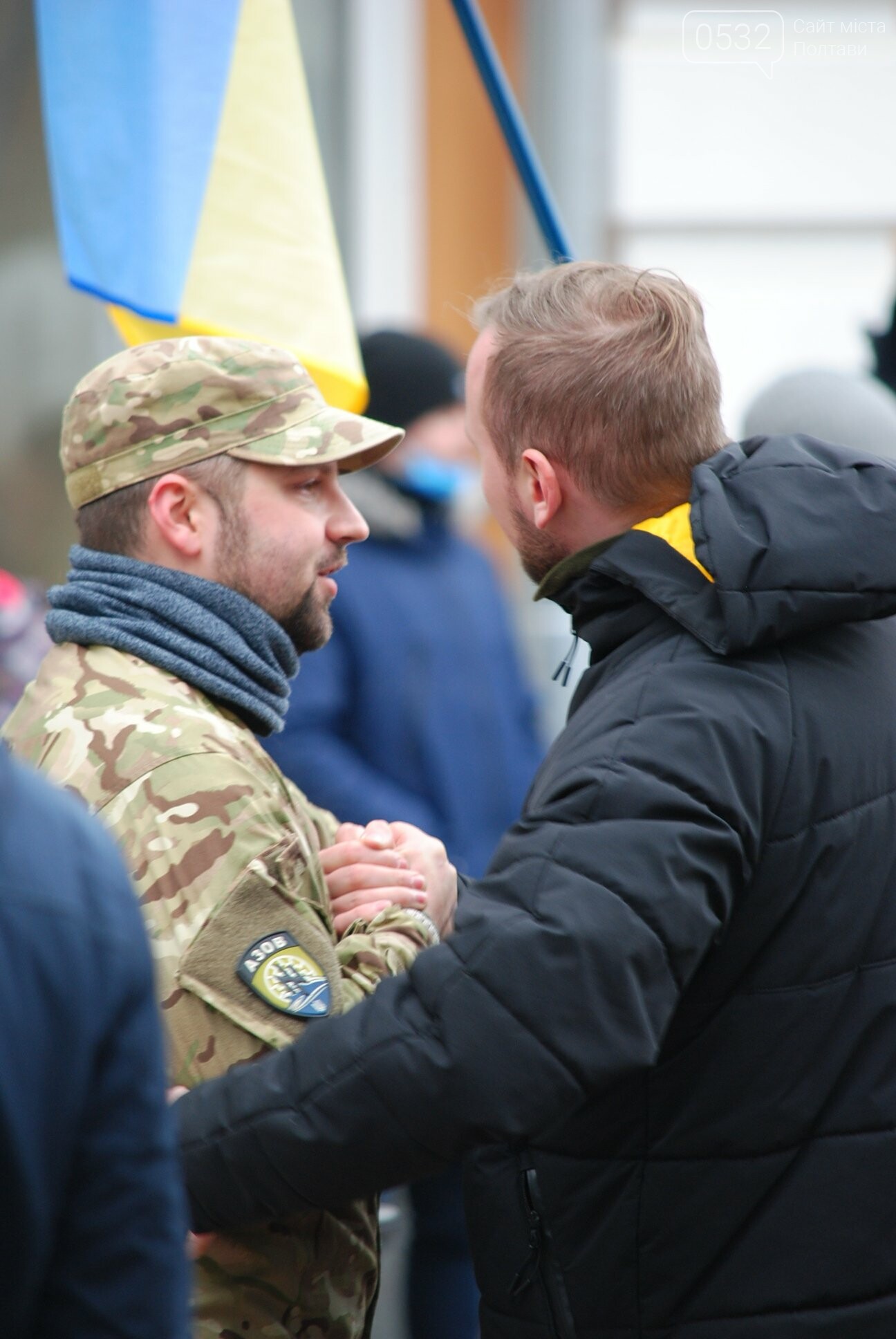 У Полтаві сотні людей вийшли на марш до Дня українського добровольця (ФОТО, ВІДЕО), фото-4