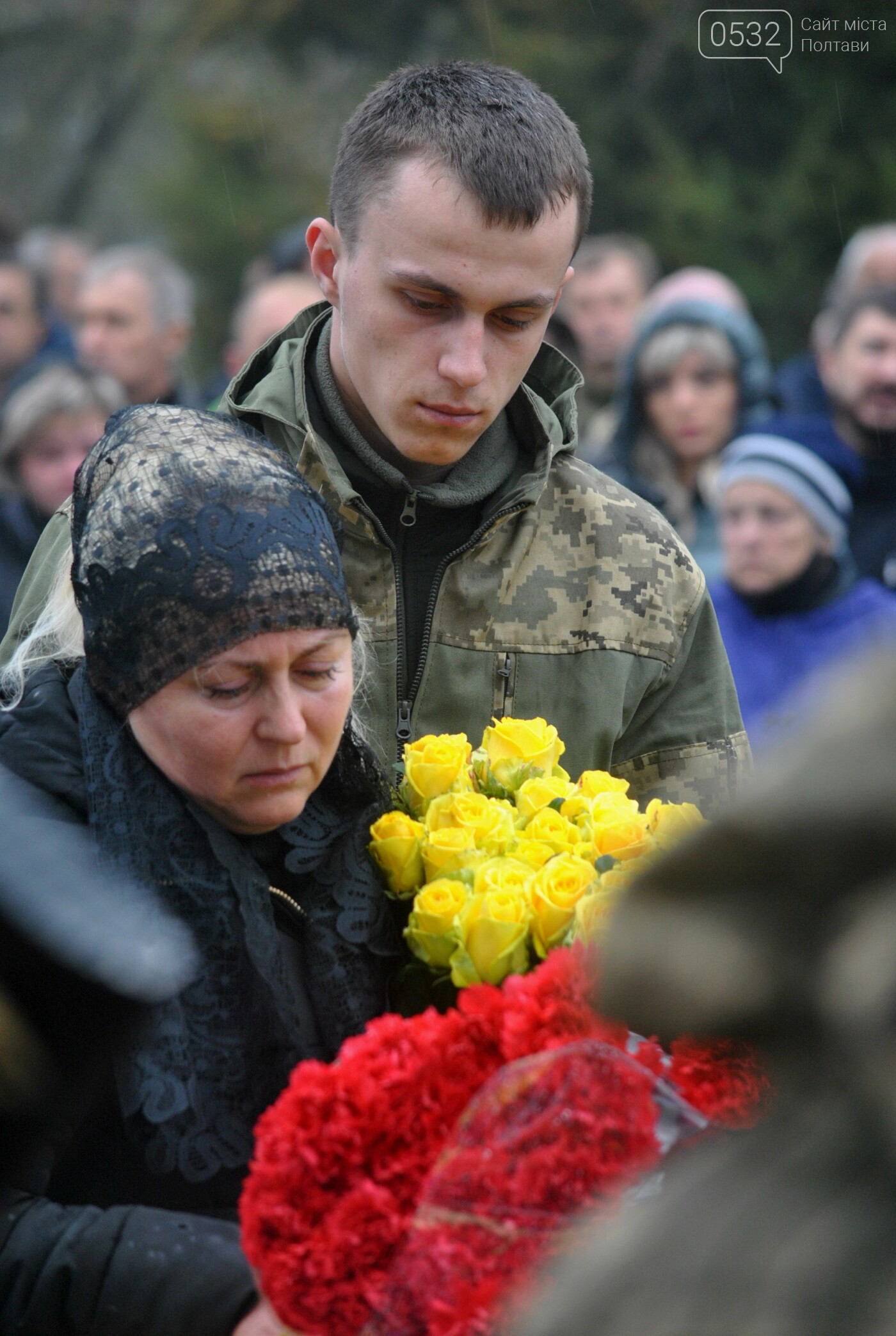 У Полтаві провели у останній шлях чотирьох загиблих захисників України (ФОТО), фото-6