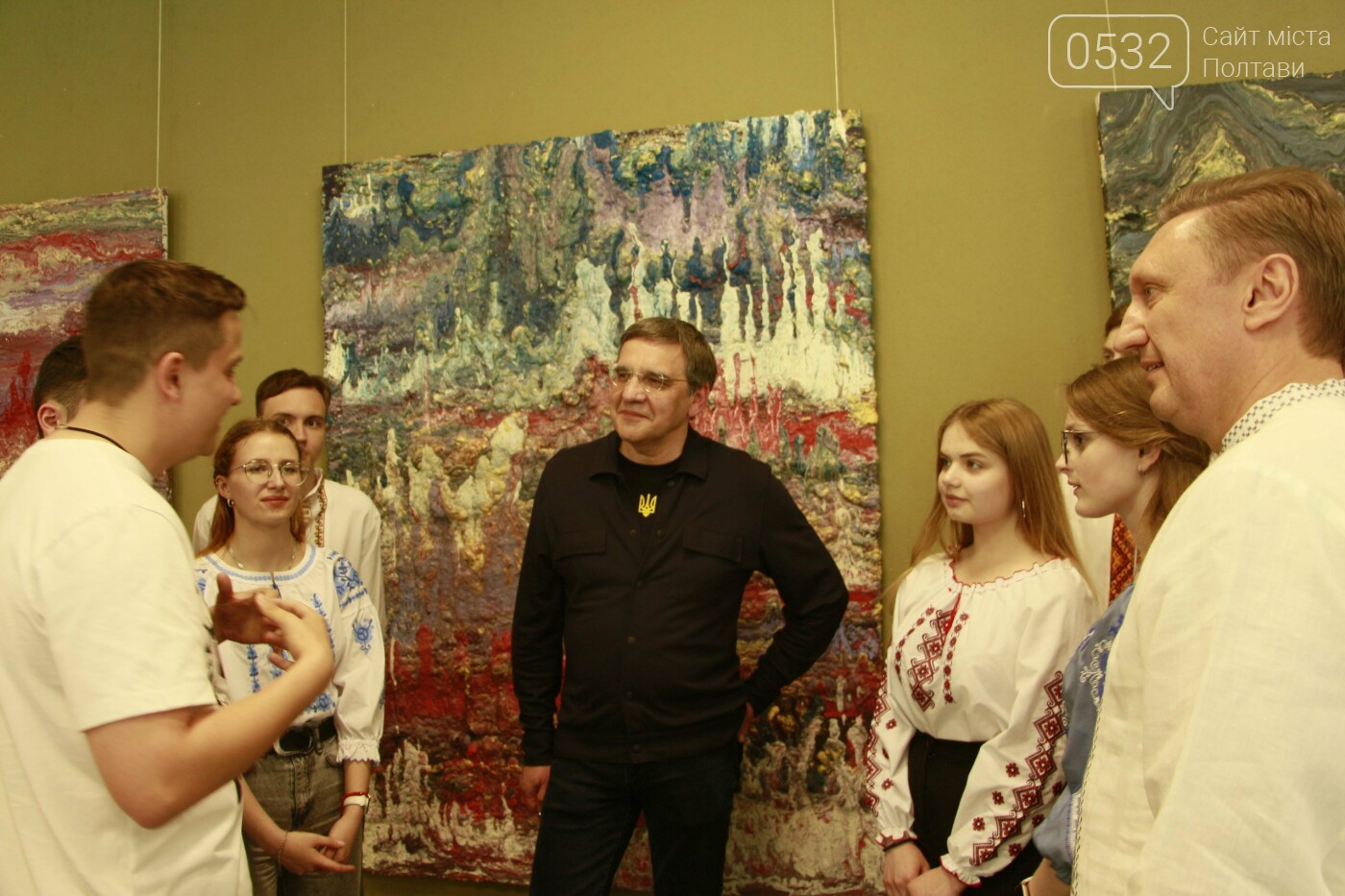 Монтажна піна та фарба: художник зі США Макс Вітик презентував у Полтавській політехніці картини, зроблені за унікальною технікою, фото-2