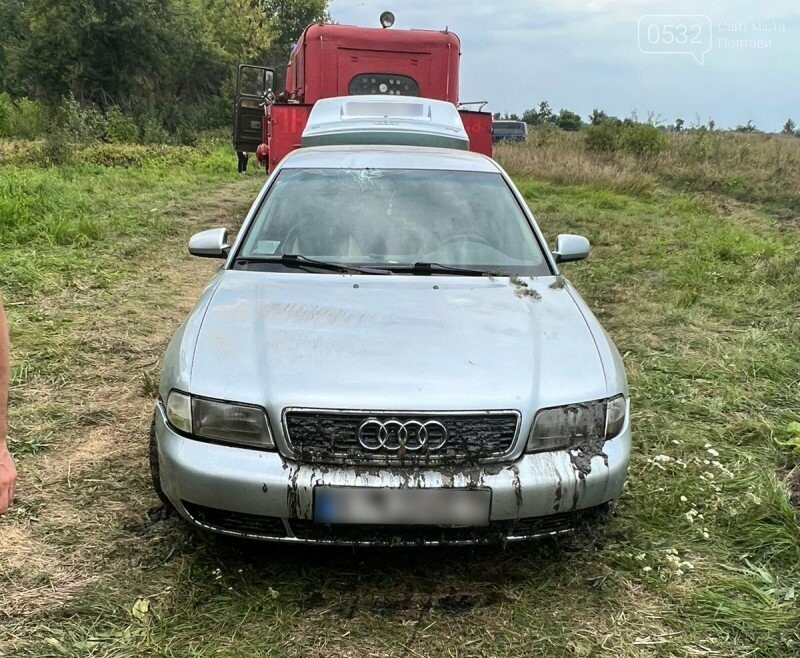 На Полтавщині з річки дістали тіло чоловіка та автівку: обставини події з'ясовує слідство
