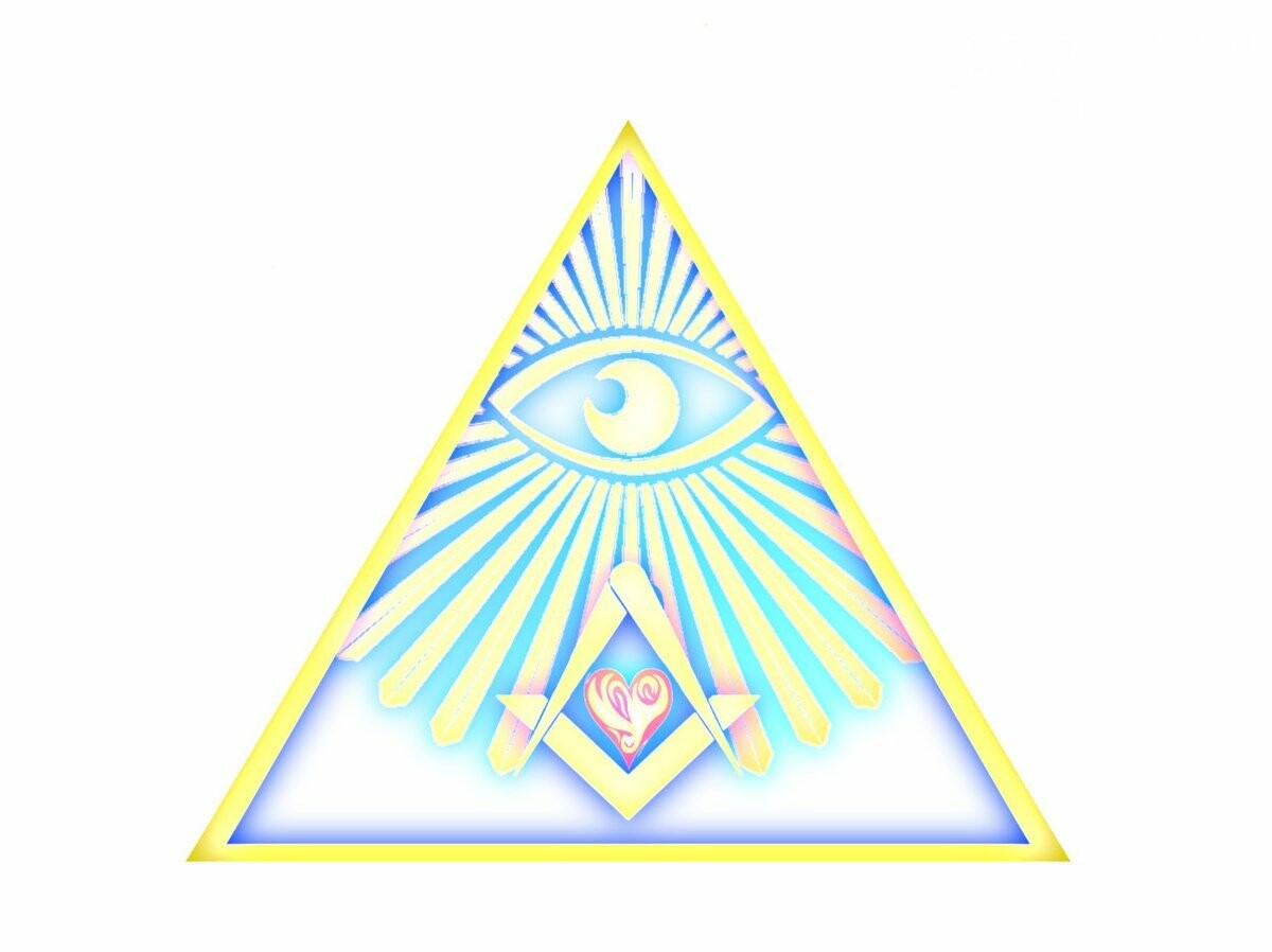 Фото: емблема полтавської масонської ложі «Любов до істини»