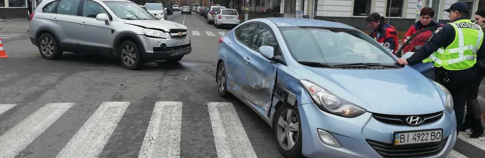 У Полтаві зіткнулися Chevrolet та Hyundai У Полтаві зіткнулися Chevrolet та Hyundai, Руденко Софія
