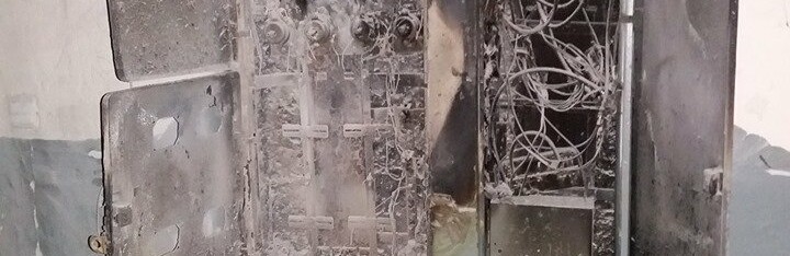 У Полтаві вранці горіла щитова у будинку на Сагайдачного У Полтаві вранці горіла щитова у будинку на Сагайдачного, Володимир Паршевлюк
