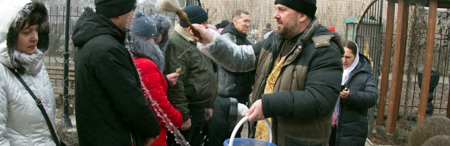 У Полтаві перед Водохрещем освятили воду у храмі У Полтаві перед Водохрещем освятили воду у храмі, Володимир Паршевлюк