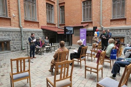 У Полтаві презентували проєкт «Віртуальні мандрівки Полтавщиною» У Полтаві презентували проєкт «Віртуальні мандрівки Полтавщиною», Алла Широкова