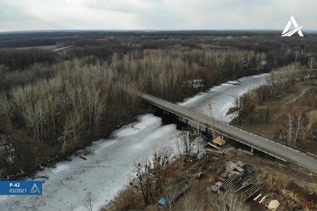 На Полтавщині  зводять  тимчасову переправу через річку Псел 