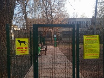 Півтора року тому у Полтаві відкрили перший майданчик для вигулу тварин: як він функціонує зараз?
