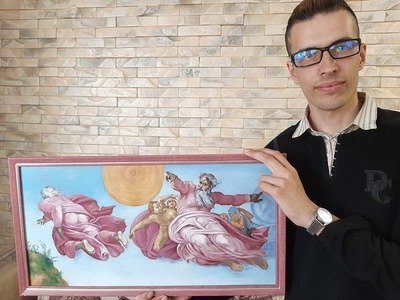 Художник - самородок з Полтавщини вражає світ своїм мистецтвом 