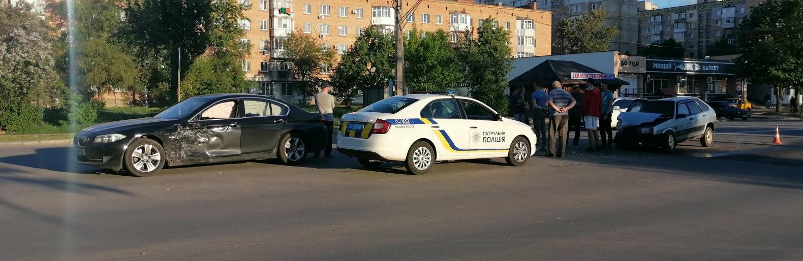 У Полтаві біля зупинки Боженка зіткнулися 