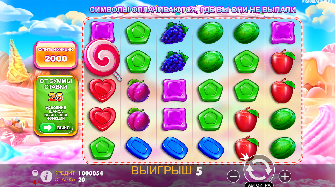 игровой автомат sweet bonanza